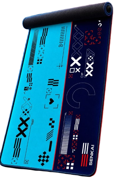 Deskmat Origin Protocol - Cyber Blue Edition