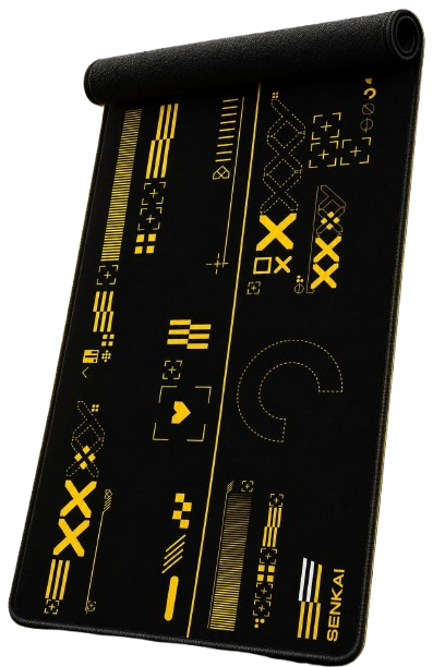 Deskmat Origin Protocol - Yellow Hazard Edition