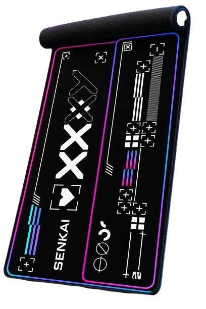 Deskmat Origin Protocol - Neon Frame Edition