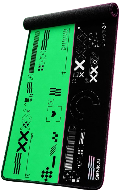 Deskmat Origin Protocol - Green Acid Edition