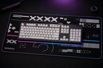 Deskmat Origin Protocol - Dark Chrome Edition - Senkai