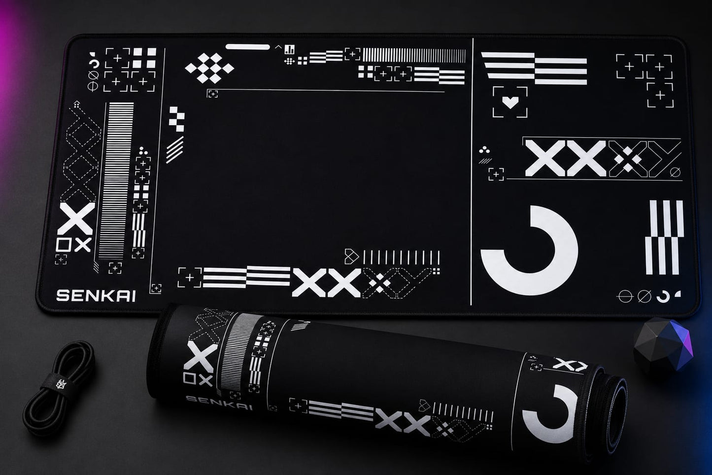 Deskmat Origin Protocol - Dark Edition - Senkai