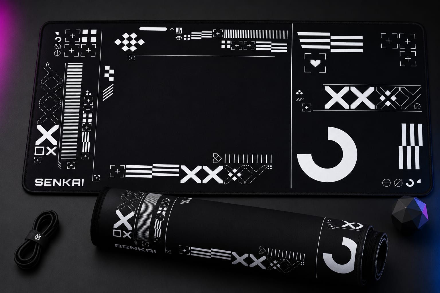Deskmat Origin Protocol - Dark Edition - Senkai