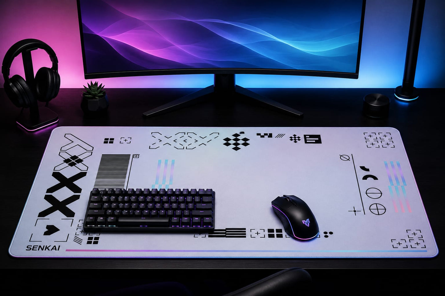 Deskmat Origin Protocol - Holographic Edition - Senkai