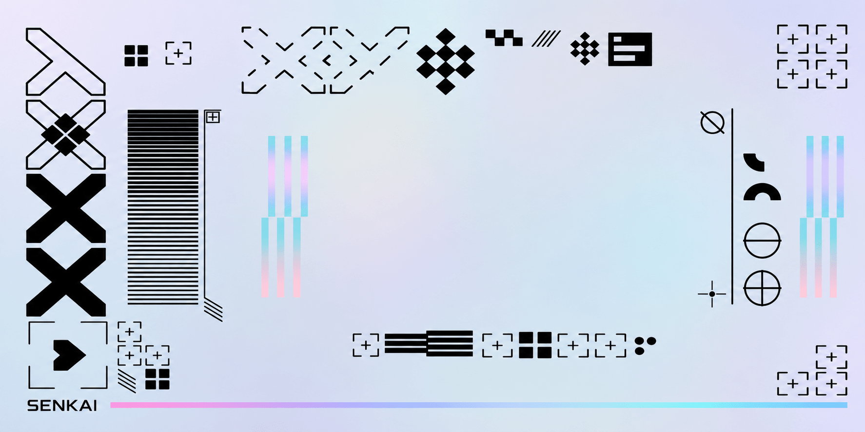 Deskmat Origin Protocol - Holographic Edition - Senkai