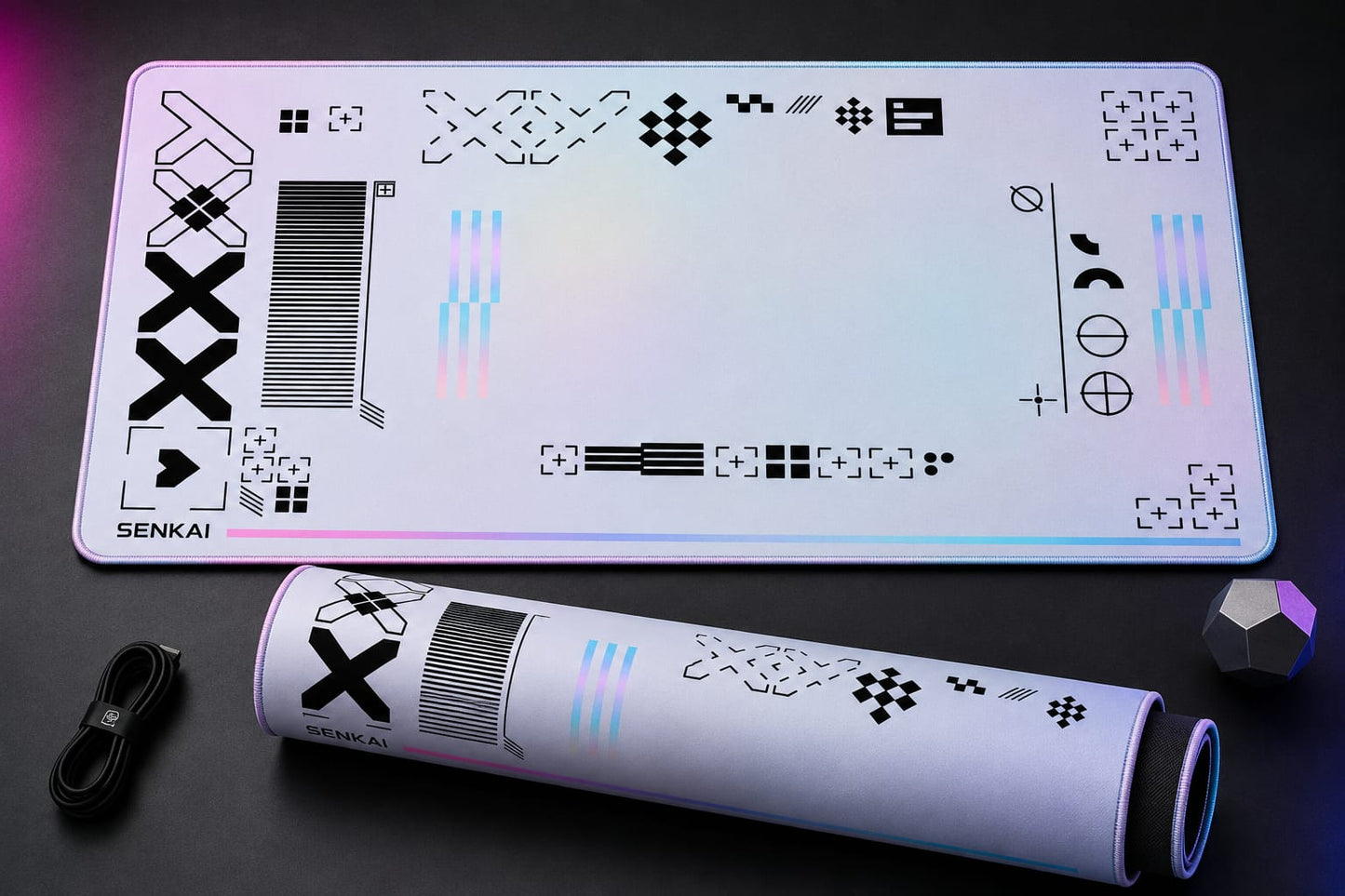 Deskmat Origin Protocol - Holographic Edition - Senkai