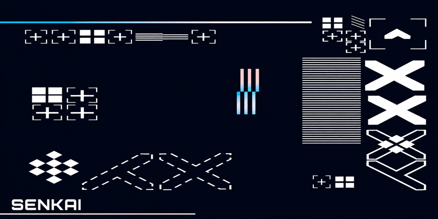 Deskmat Origin Protocol - Midnight Blue Edition - Senkai