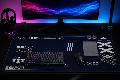 Deskmat Origin Protocol - Midnight Blue Edition - Senkai