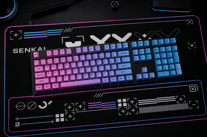 Deskmat Origin Protocol - Neon Frame Edition - Senkai