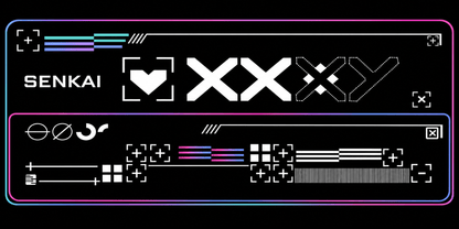 Deskmat Origin Protocol - Neon Frame Edition - Senkai