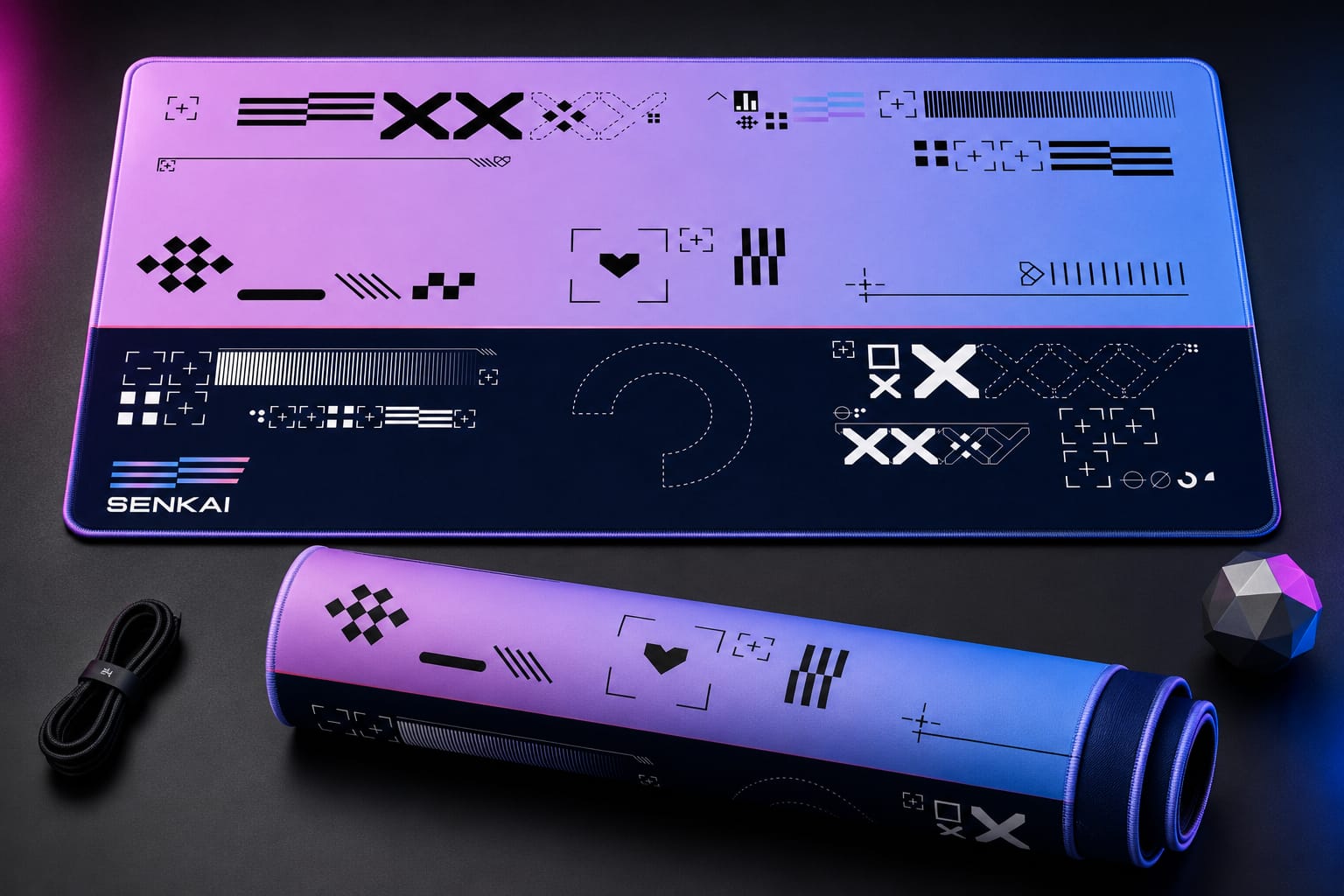Deskmat Origin Protocol - Purple Haze Edition - Senkai