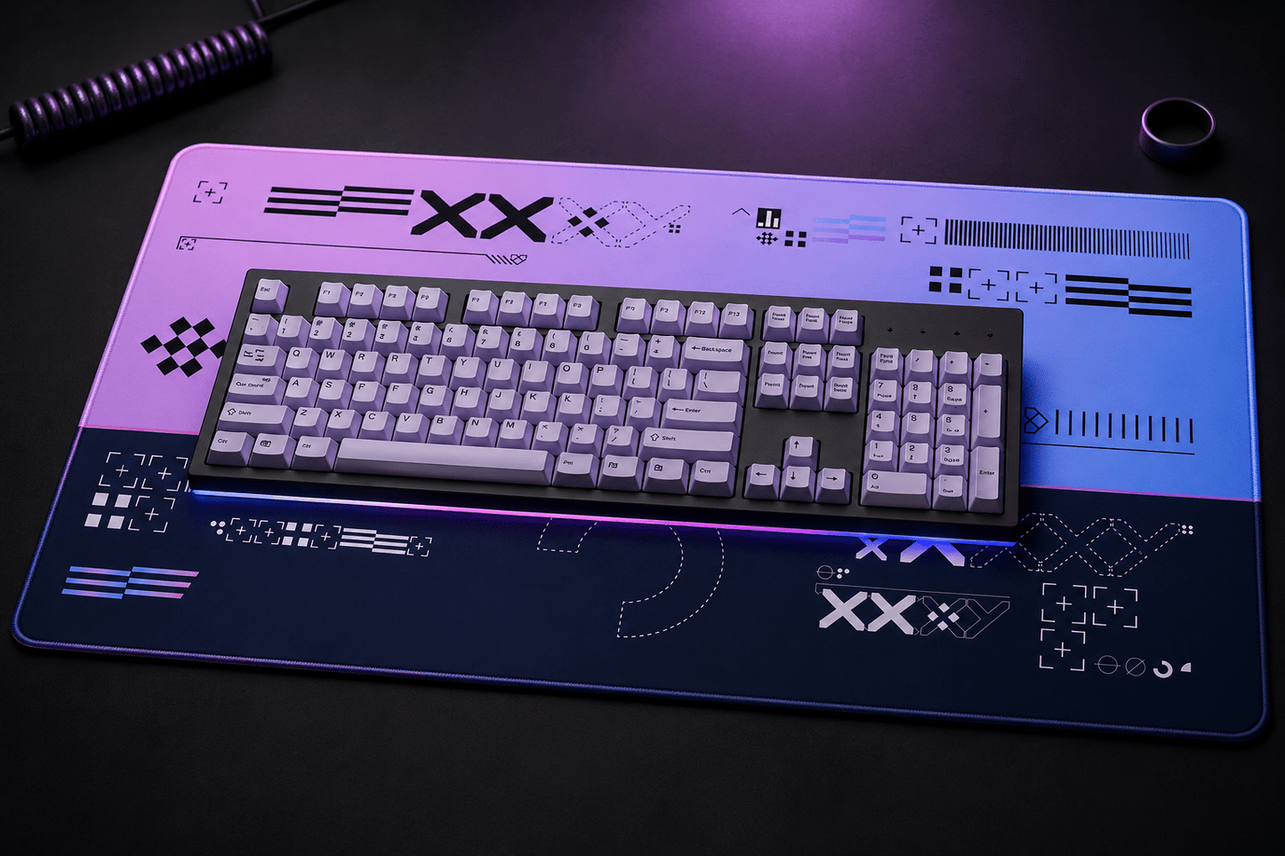 Deskmat Origin Protocol - Purple Haze Edition - Senkai