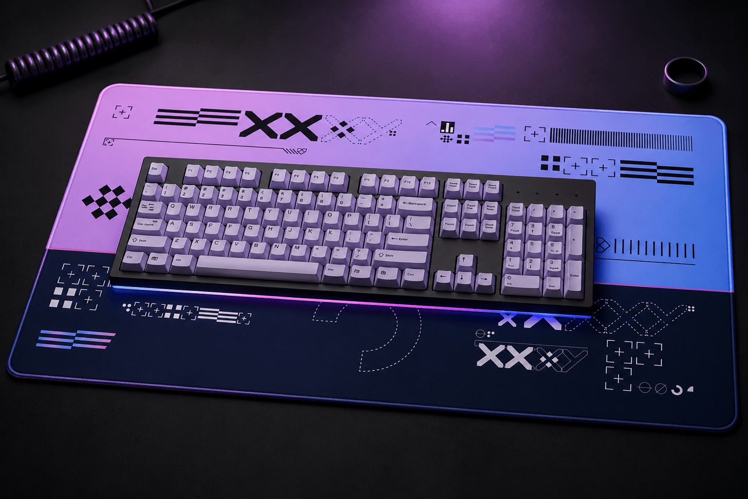 Deskmat Origin Protocol - Purple Haze Edition - Senkai