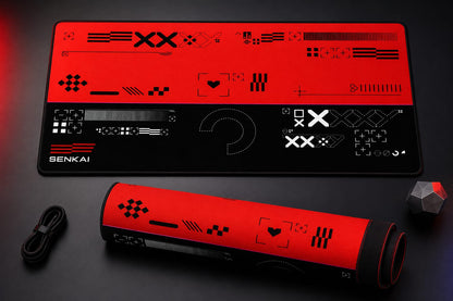 Deskmat Origin Protocol - Red Edition - Senkai