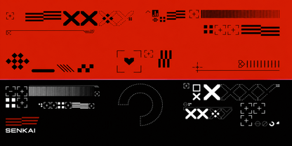 Deskmat Origin Protocol - Red Edition - Senkai