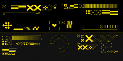 Deskmat Origin Protocol - Yellow Hazard Edition - Senkai